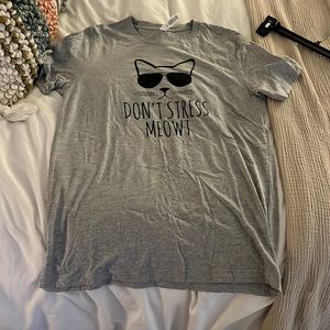 Don’t Stress Meowt T-Shirt- Size M